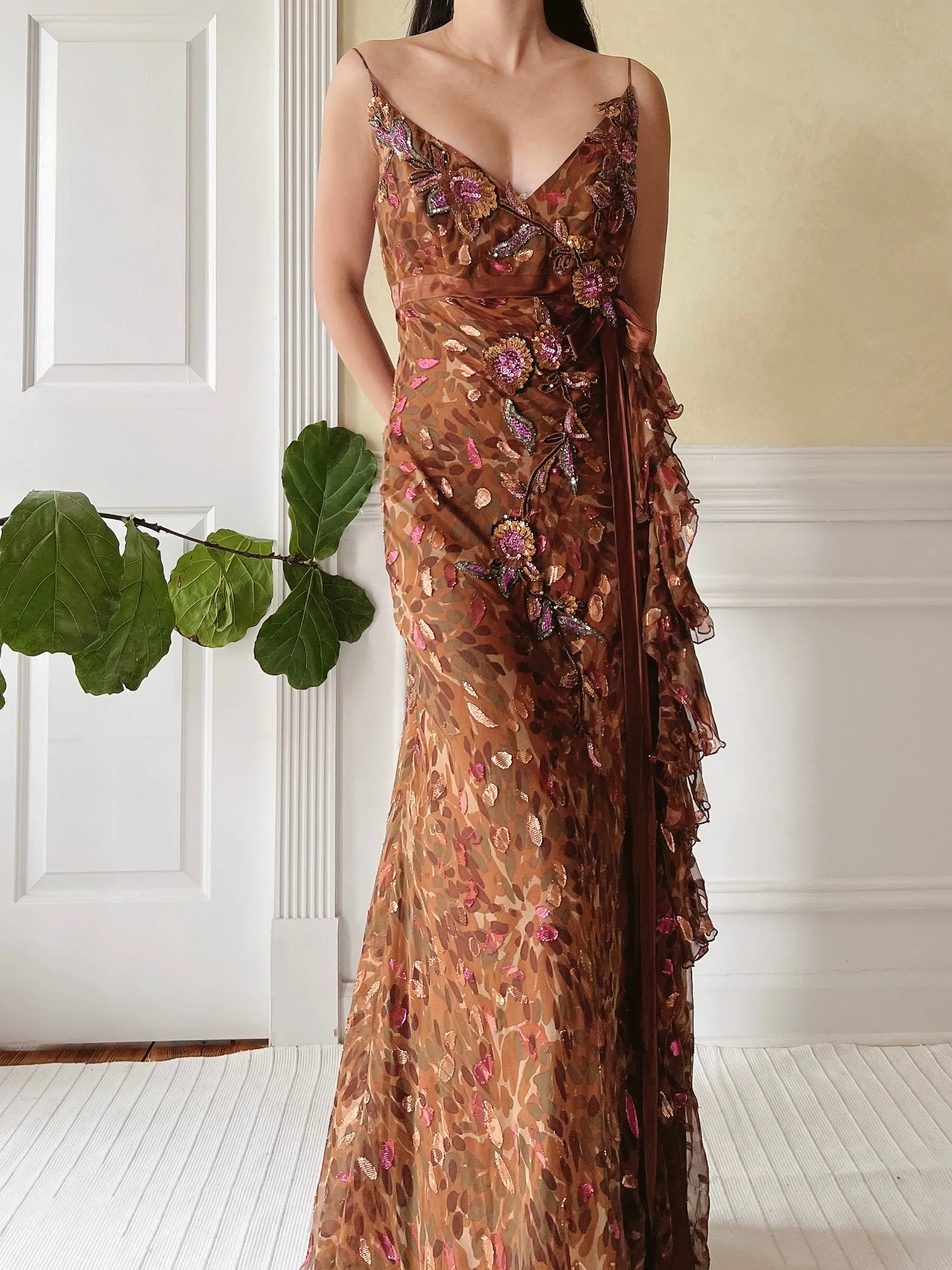 1990s Zuhair Murad Beaded Dress - S