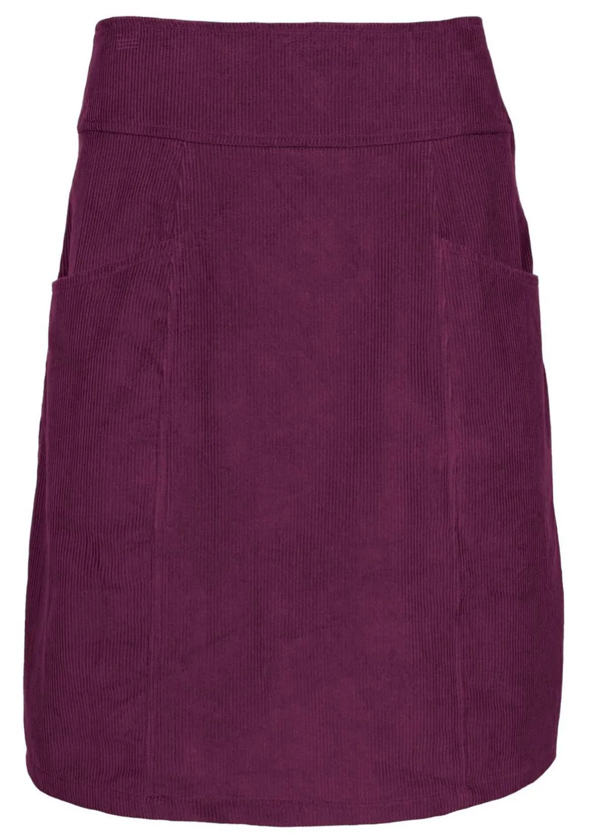 Aalia Corduroy Skirt Plum Caspia