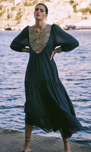 Archaic Kori Rhodes Dress - Blue