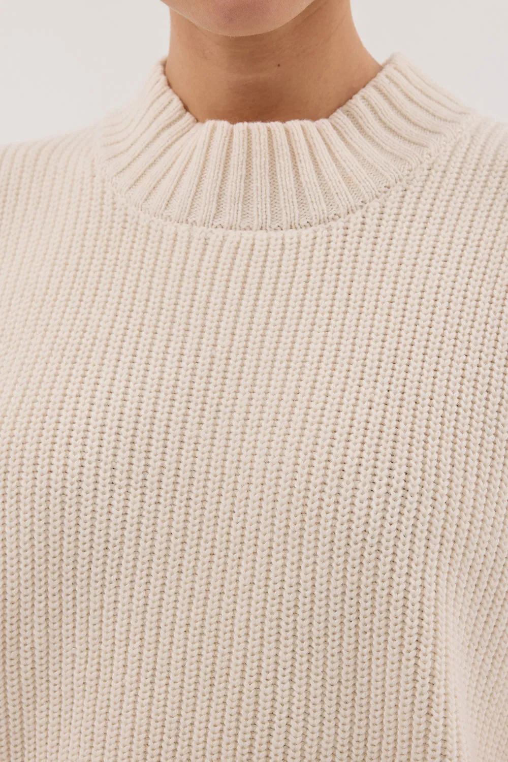 ARO CREAM KNIT TOP