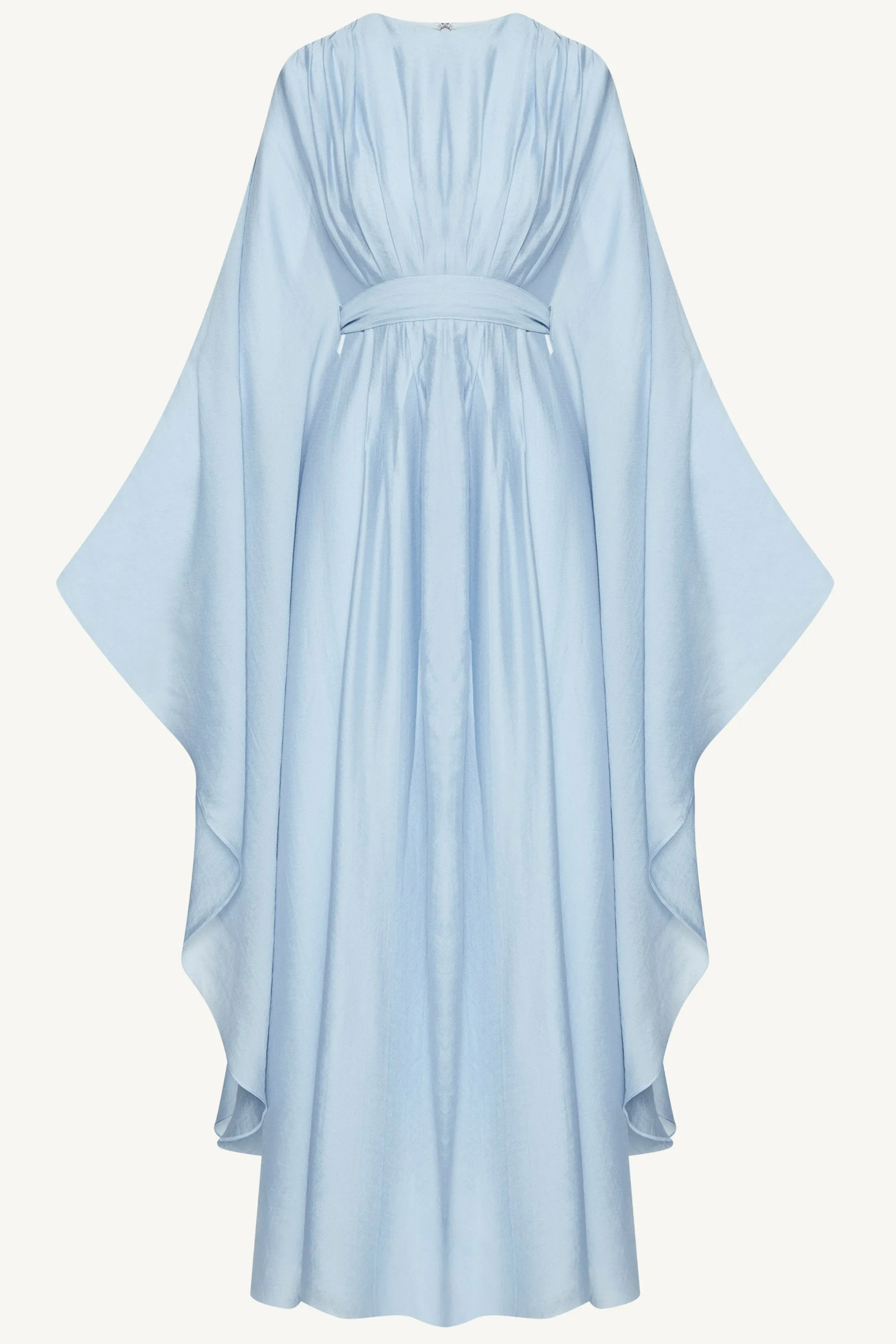 Aura Pleated Maxi Dress - Powder Blue