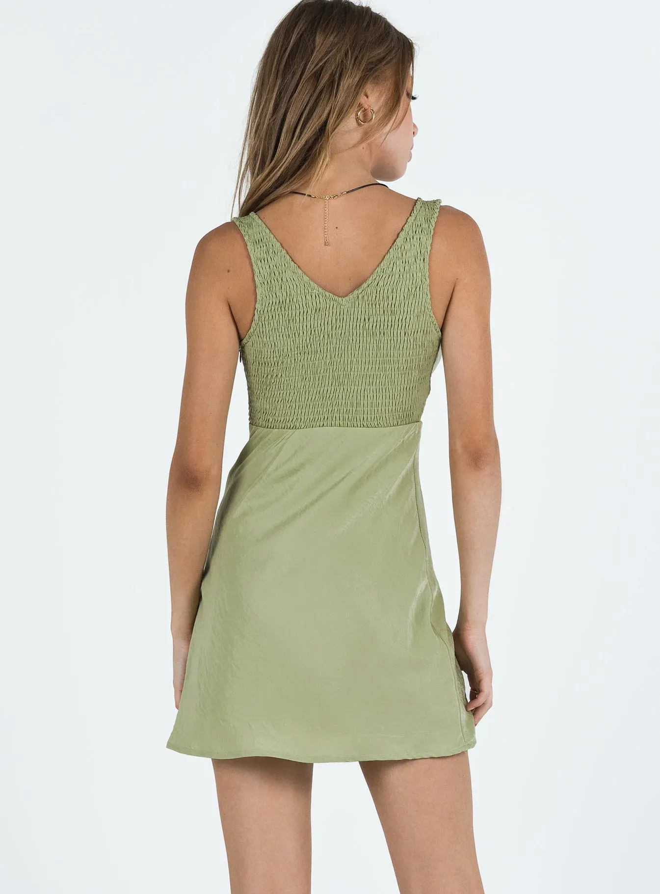 Bareena Mini Dress Sage