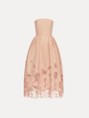 Bellflower Guipure Cocktail Dress