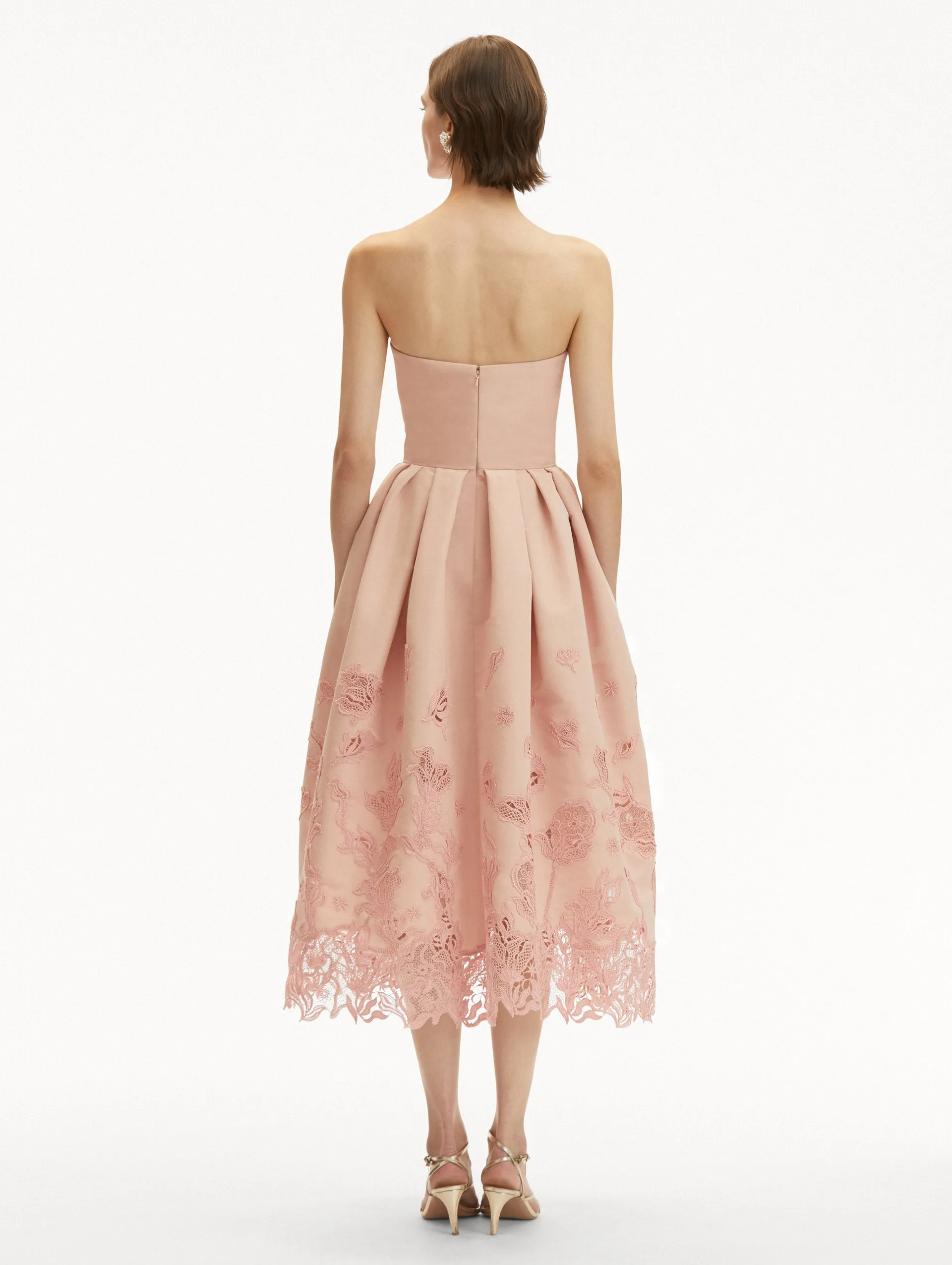 Bellflower Guipure Cocktail Dress