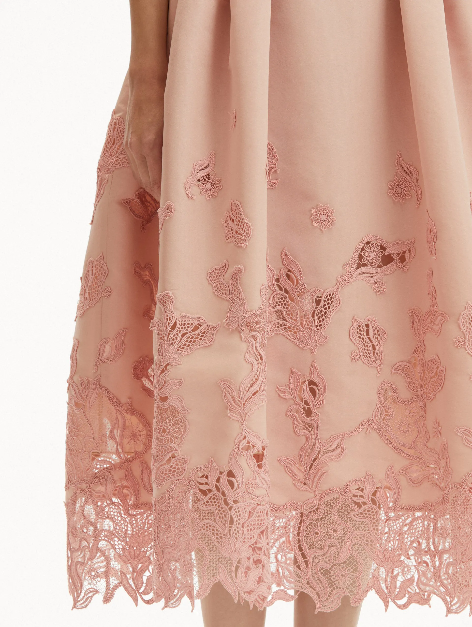 Bellflower Guipure Cocktail Dress