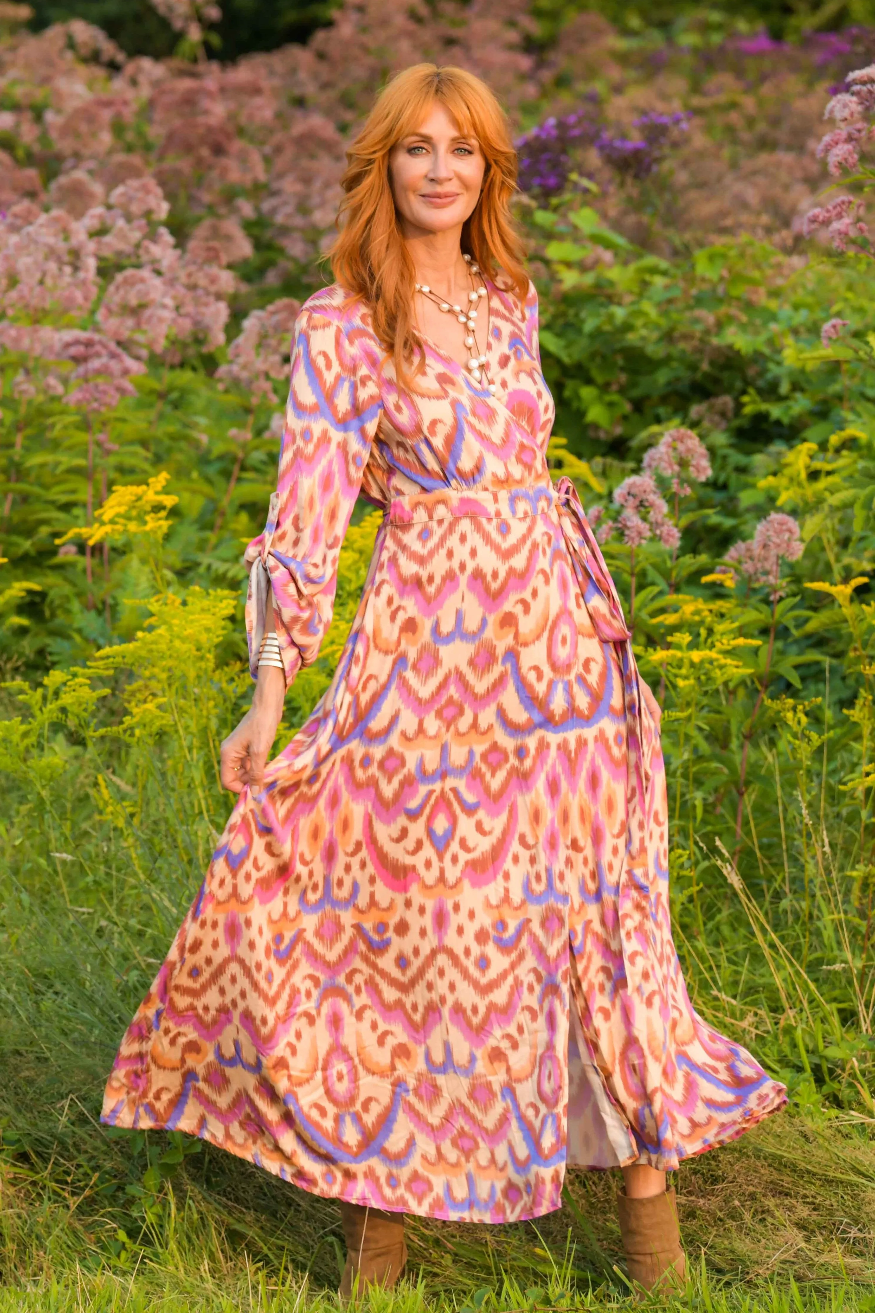 Bianca Dress / Jewel Ikat