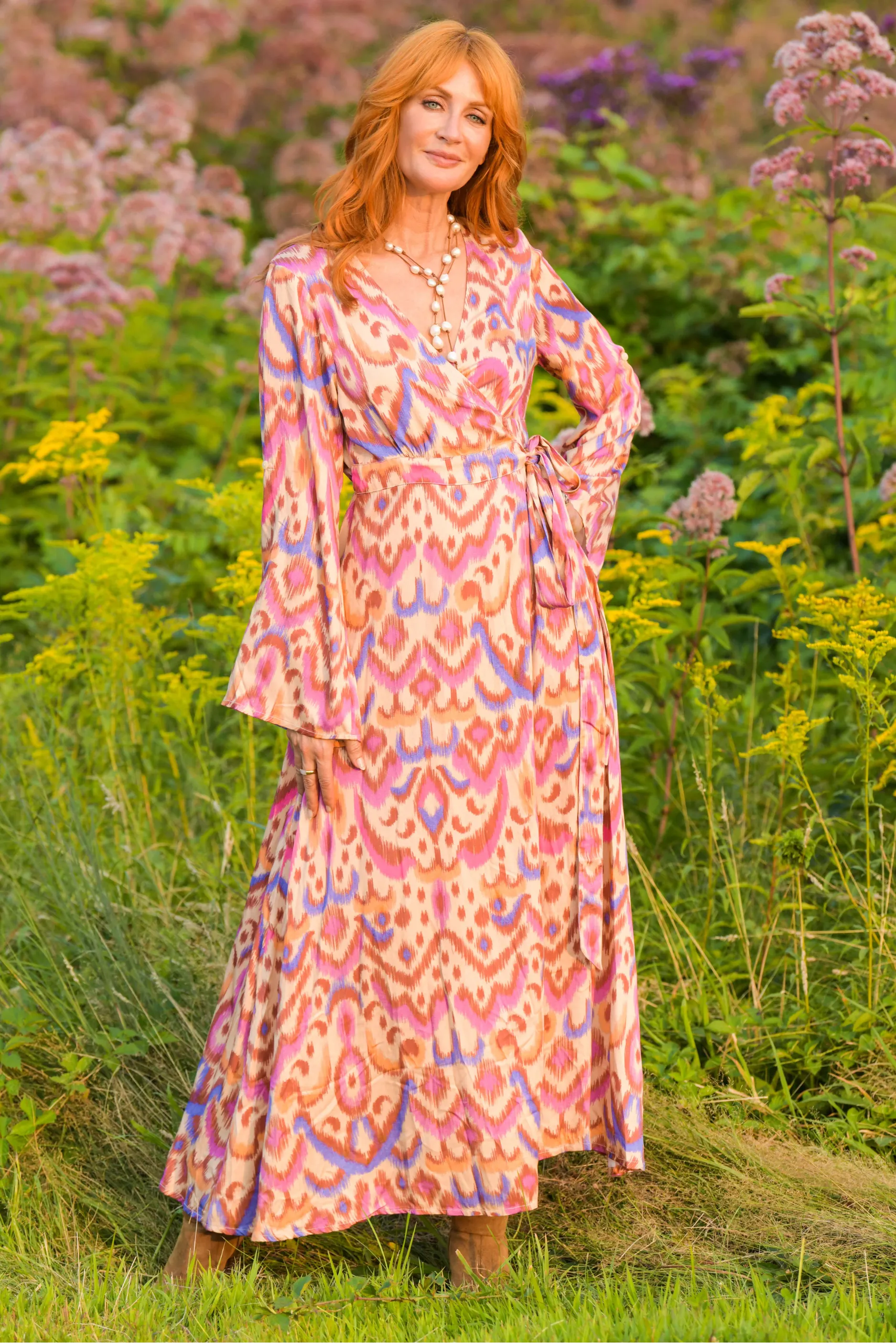 Bianca Dress / Jewel Ikat
