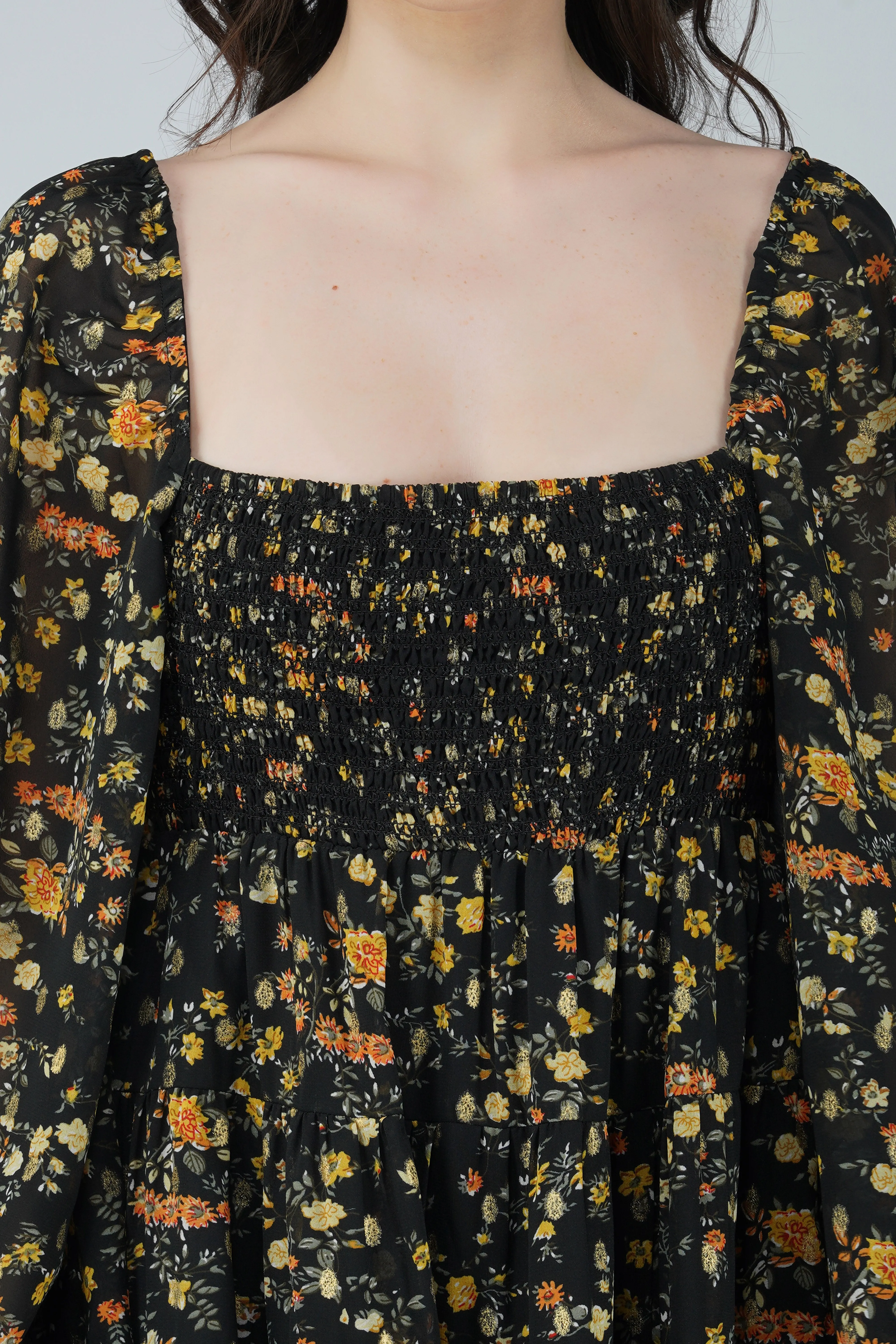 Biba Mini in Black Floral