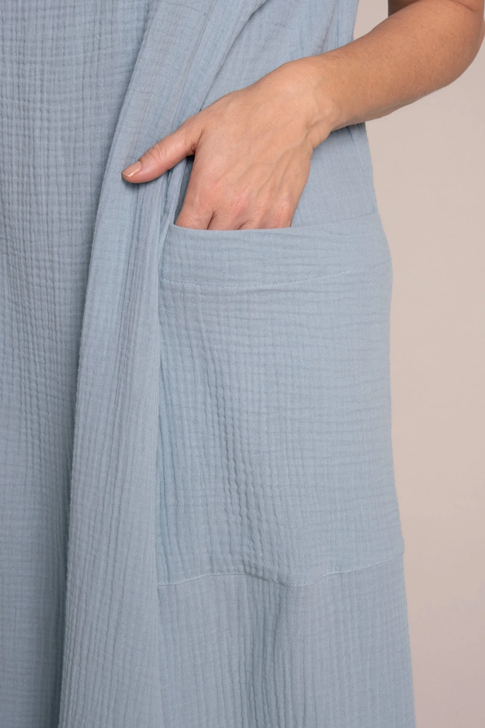Breeze EZ Flare Dress | Stone Blue