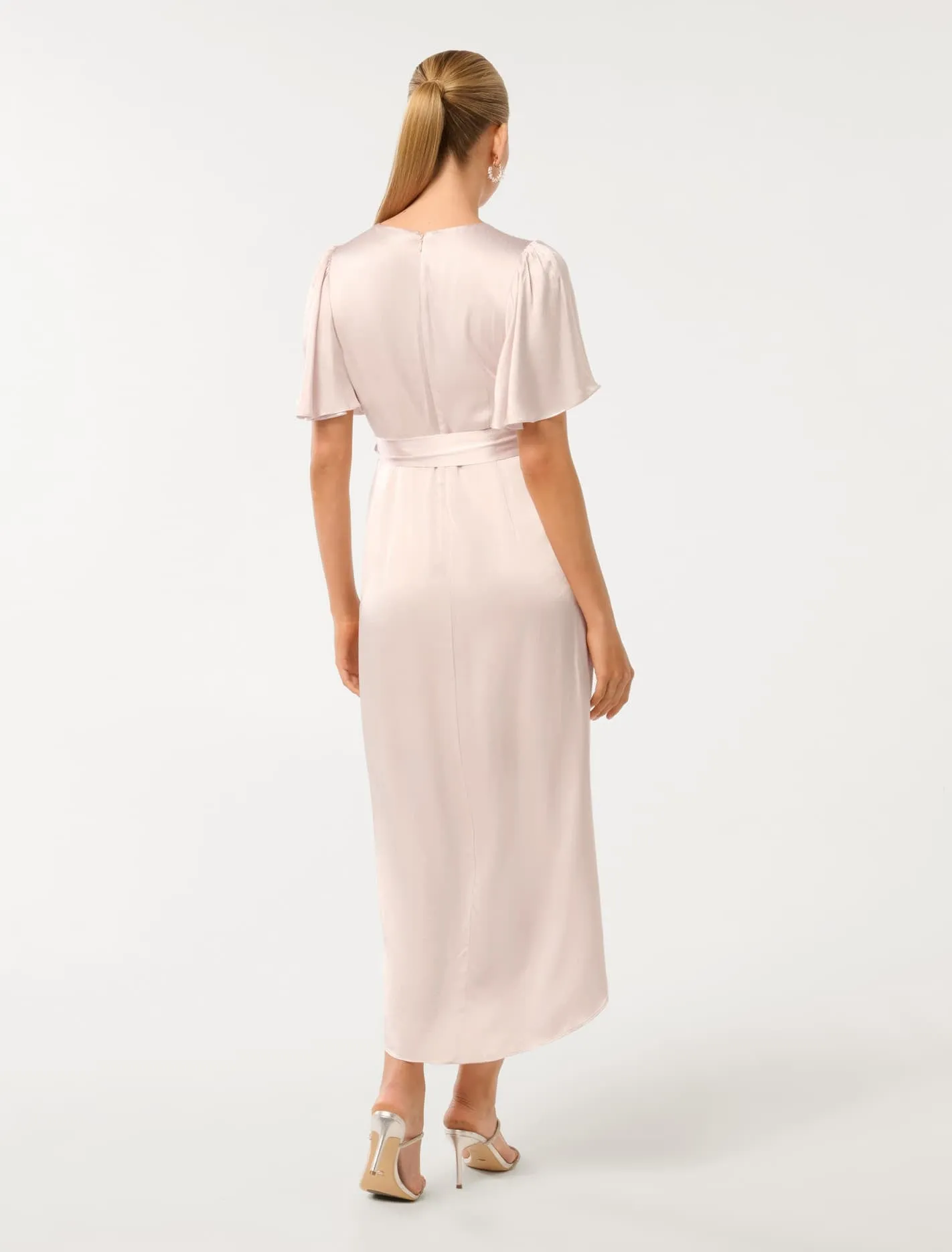 Carolina Satin Midi Dress