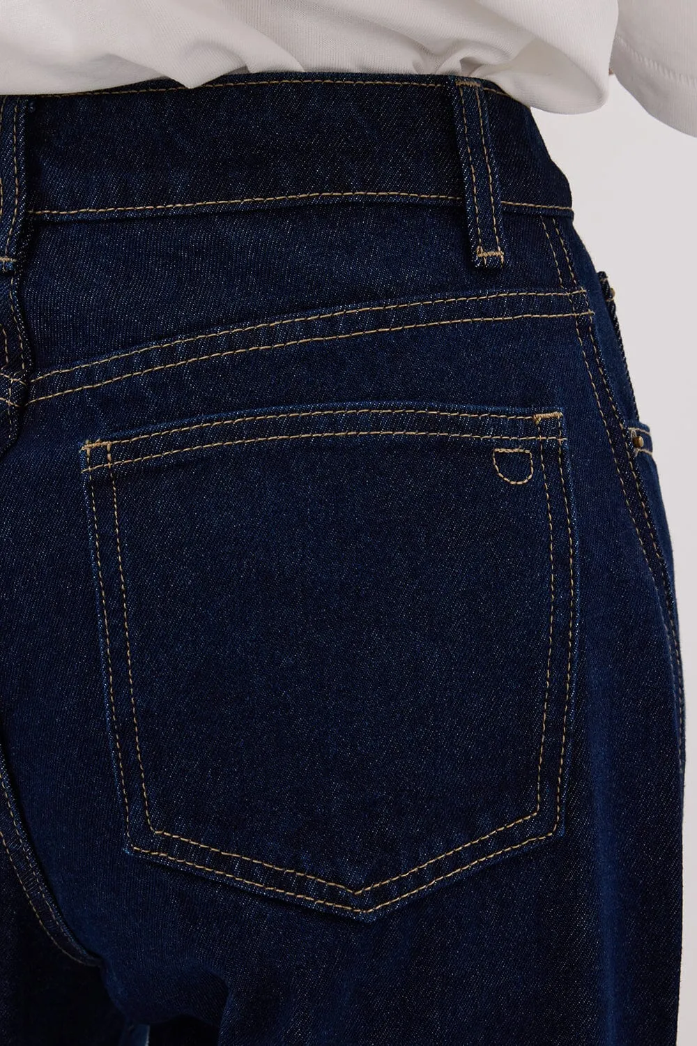 CARSON INDIGO TALL WIDE LEG JEAN