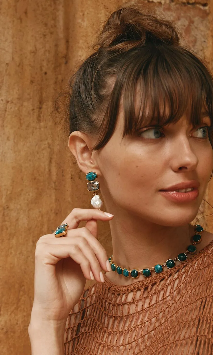 Christie Nicolaides Amaia Earrings - Blue