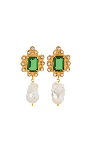 Christie Nicolaides Amalita Earrings - Green
