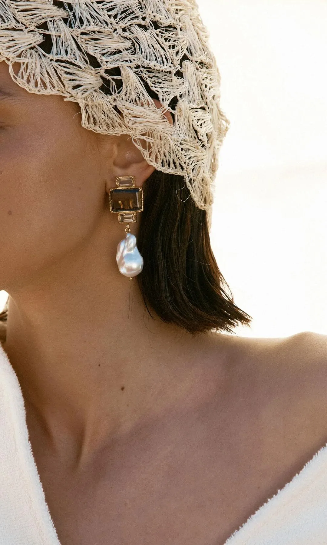 Christie Nicolaides Bambina Earrings - Chocolate