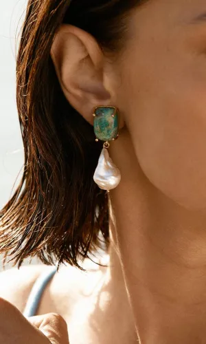 Christie Nicolaides Piccola Earrings - Turquoise