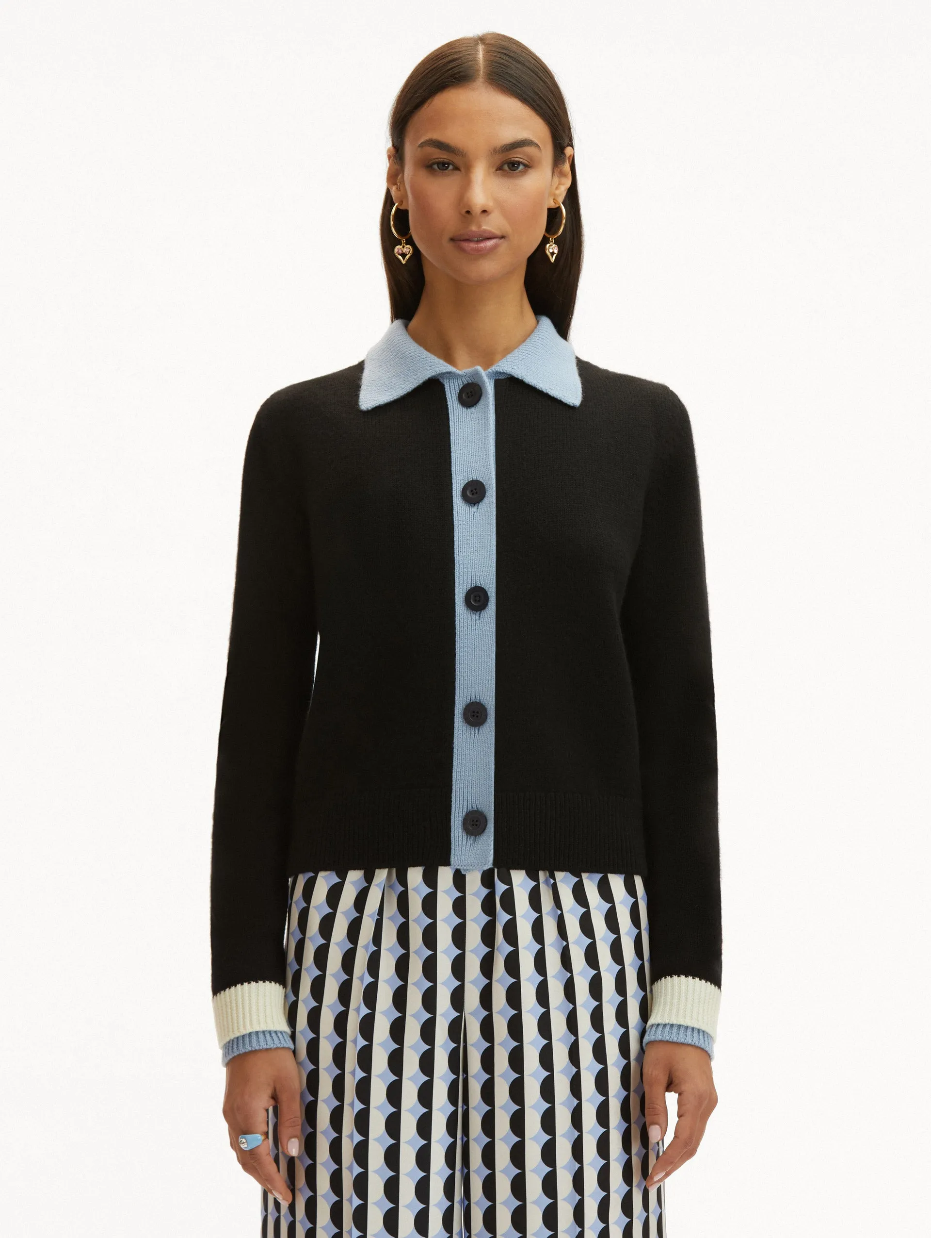 Color Block Cardigan