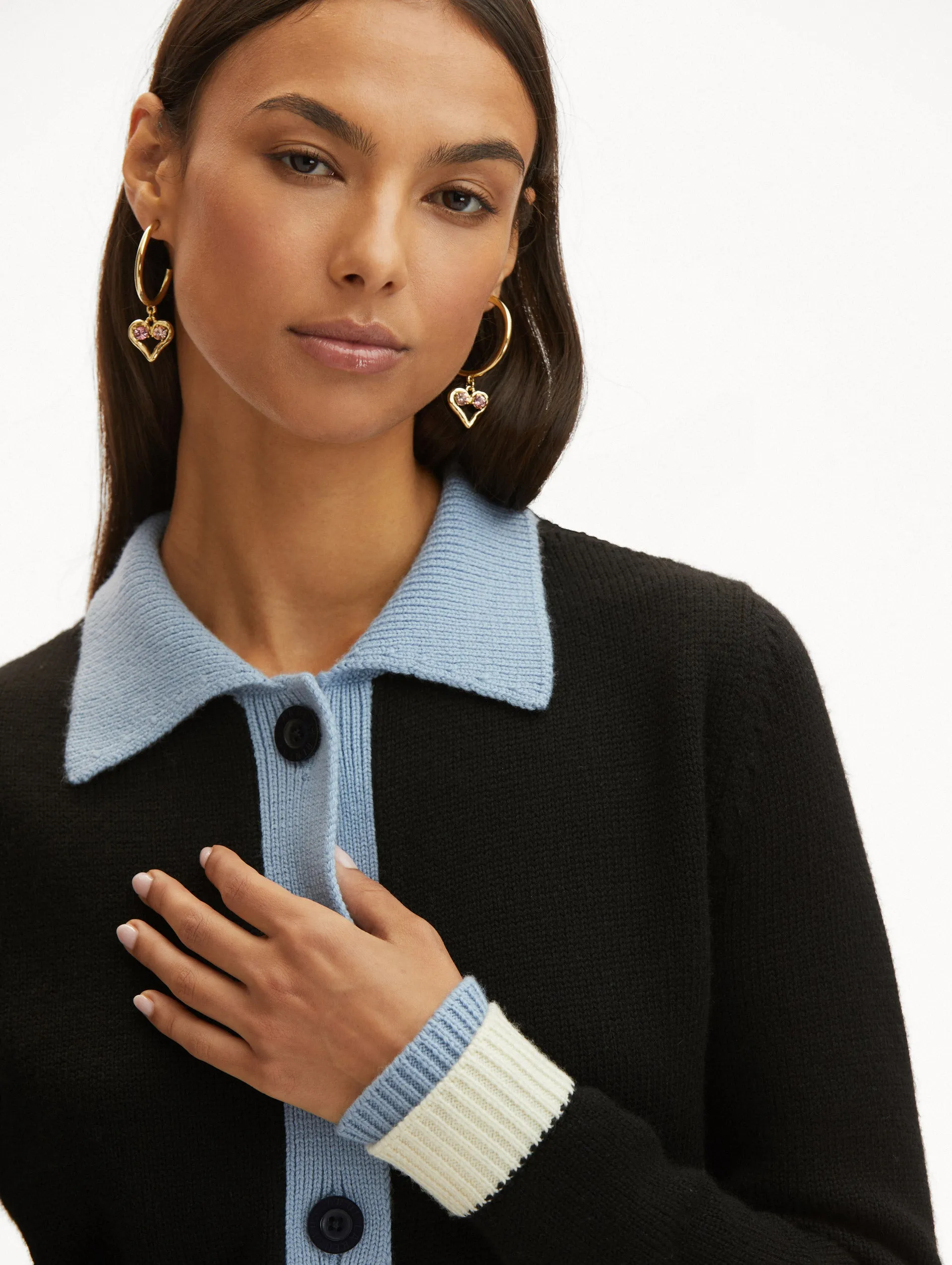 Color Block Cardigan