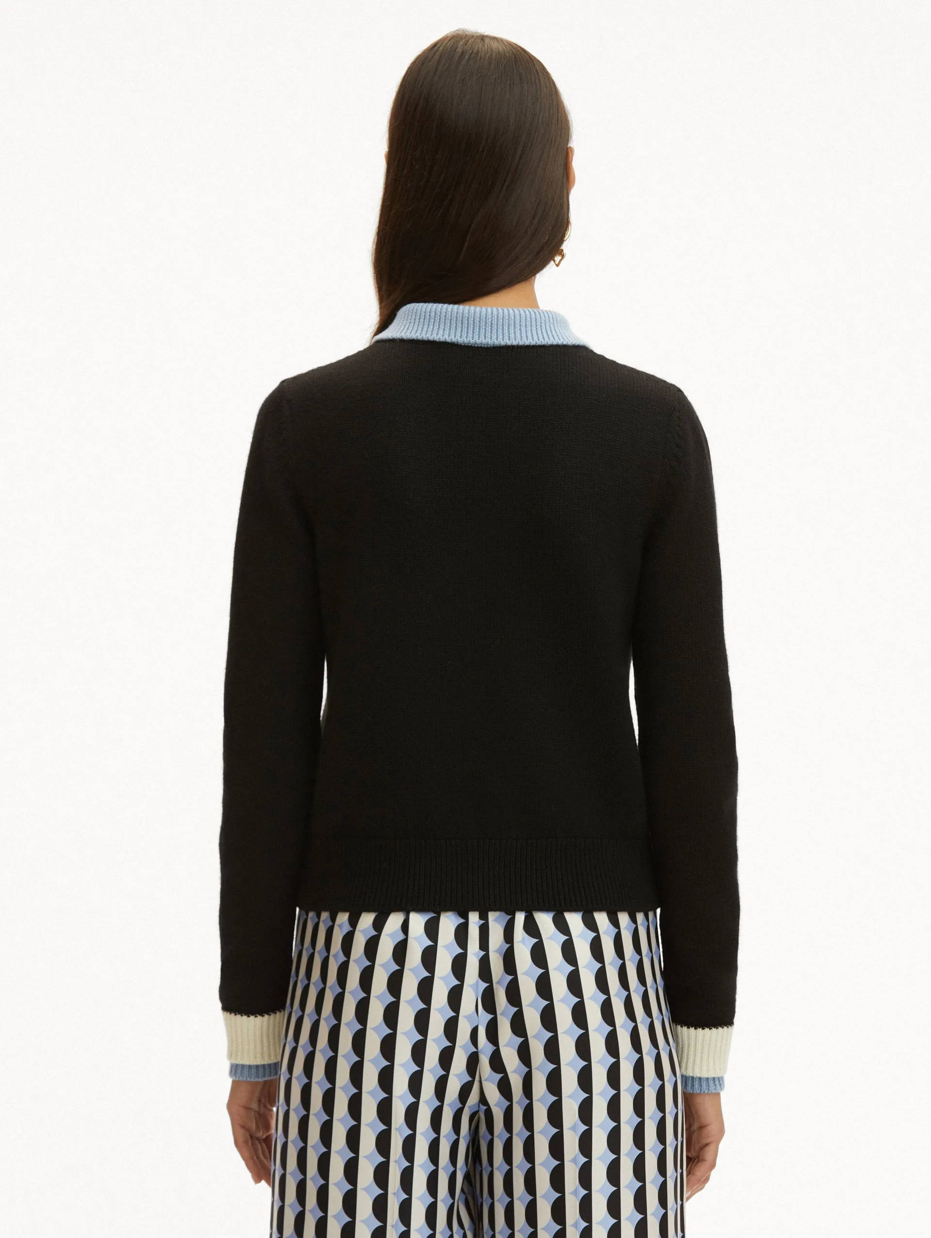 Color Block Cardigan