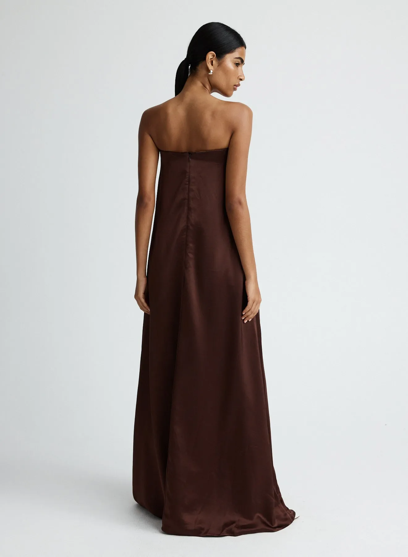 DELFINA DRESS (SHAVED CHOCOLATE)