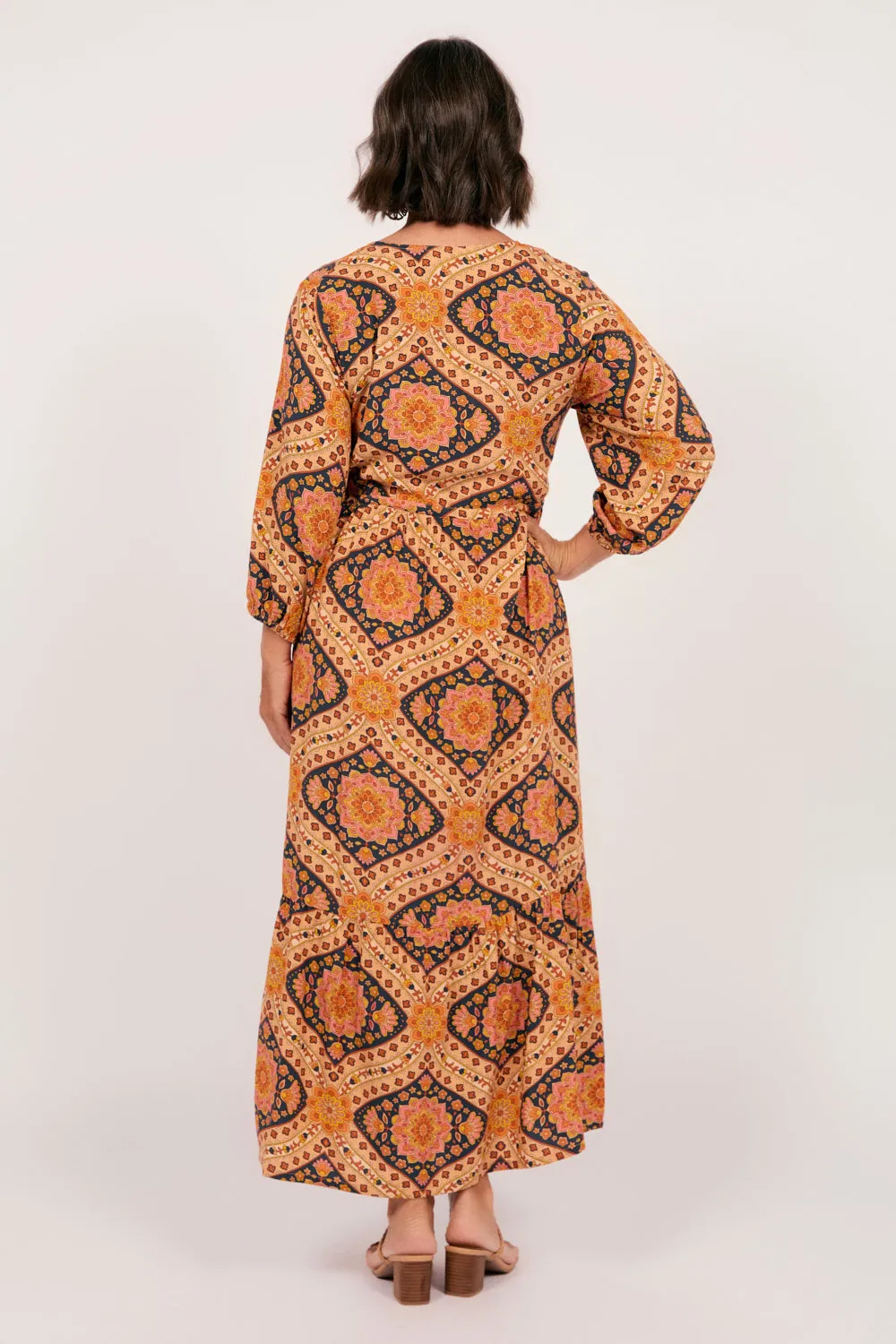 Denver 3/4 Sleeve Dress in Juliet