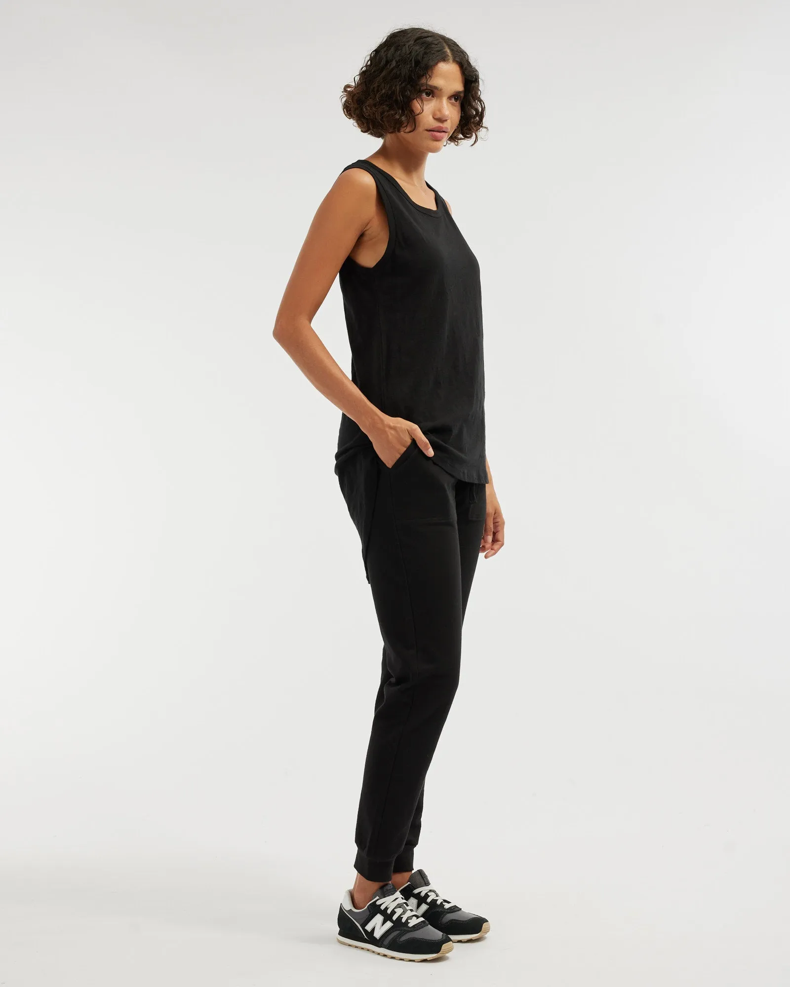 Denver Full Length Jogger - Black