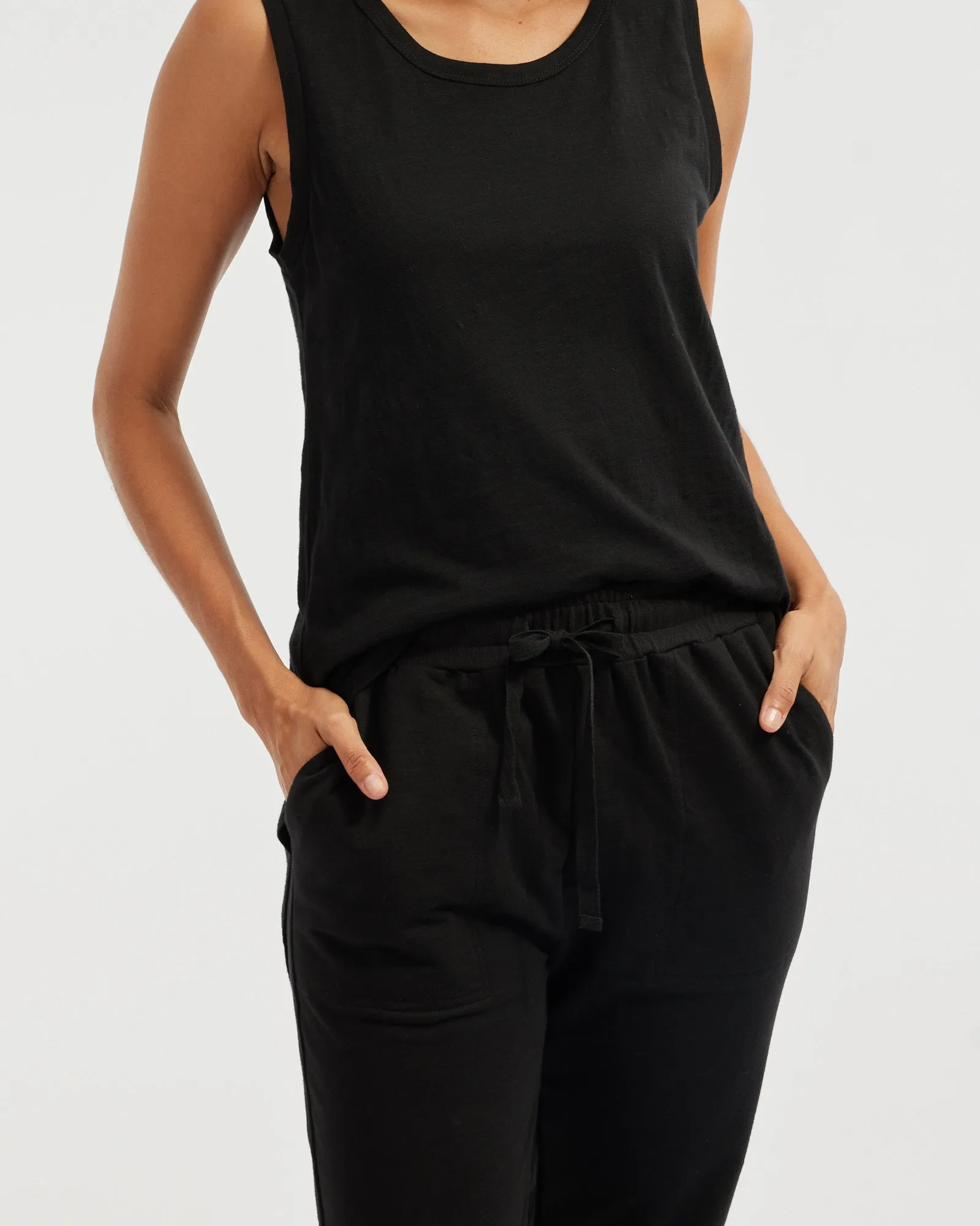 Denver Full Length Jogger - Black
