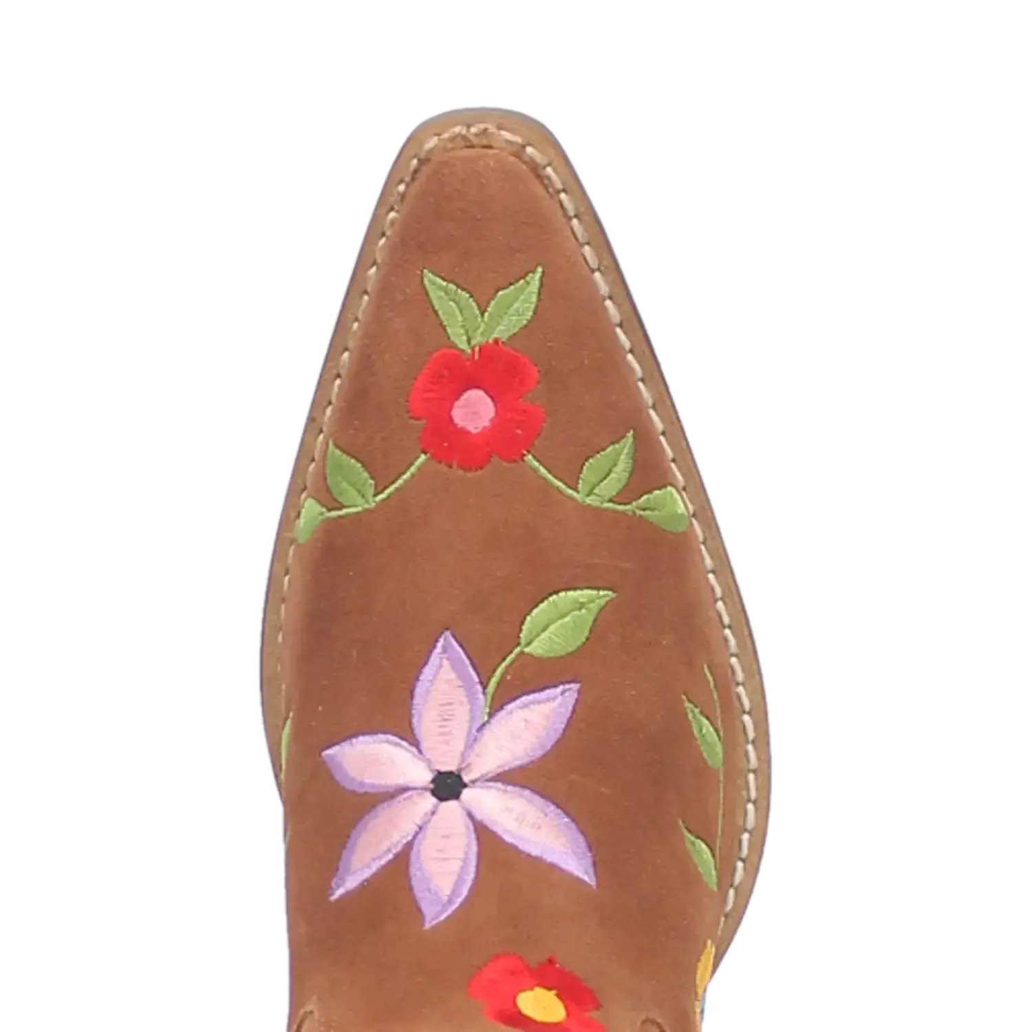 Dingo Flower Power - Women's Suede Leather Cowgirl Boots