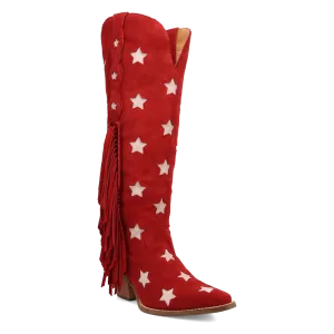 Dingo Super Star - Women's Suede Leather Cowgirl Boots