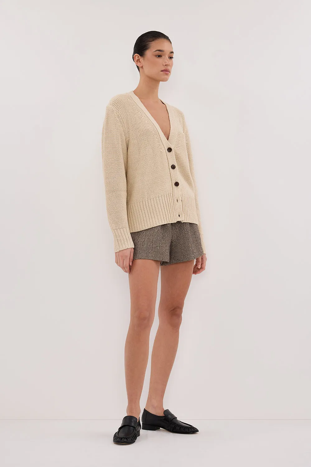 HUGO CLAY KNIT CARDIGAN
