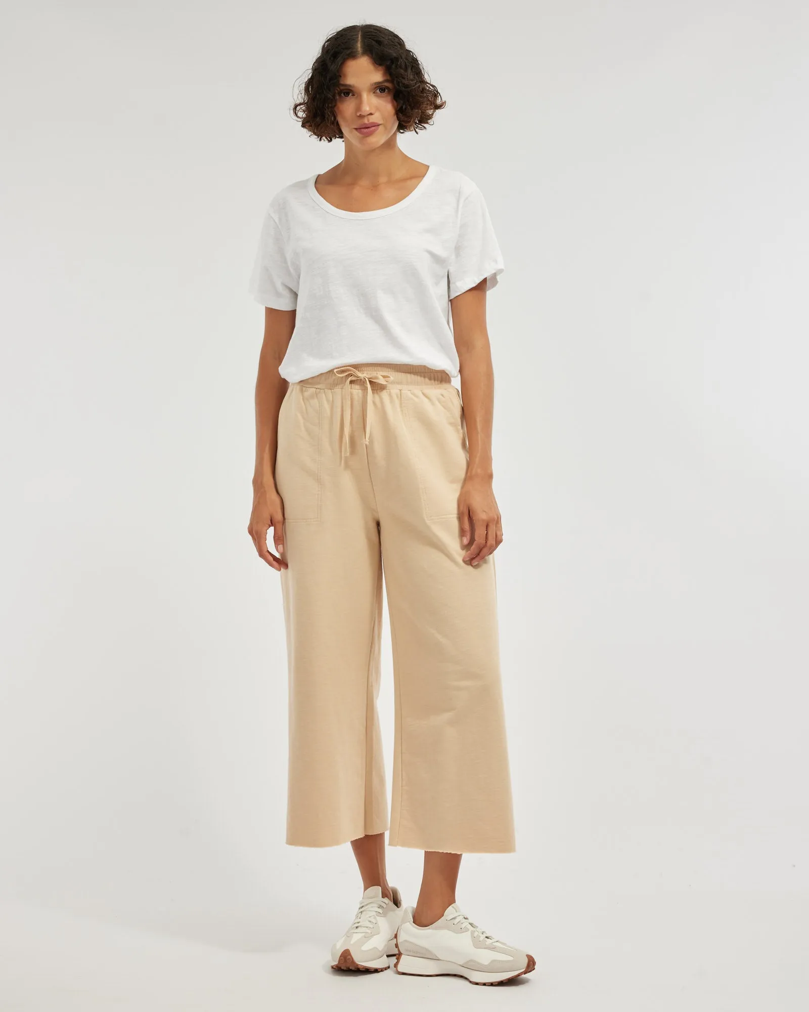 Jamie Wide Leg Pant - Hummus