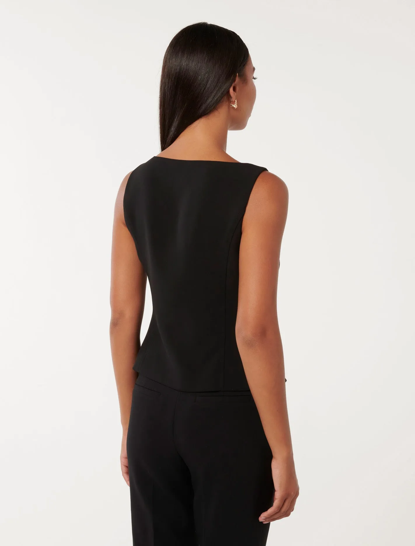 Joslyn Zip Front Bodice Top