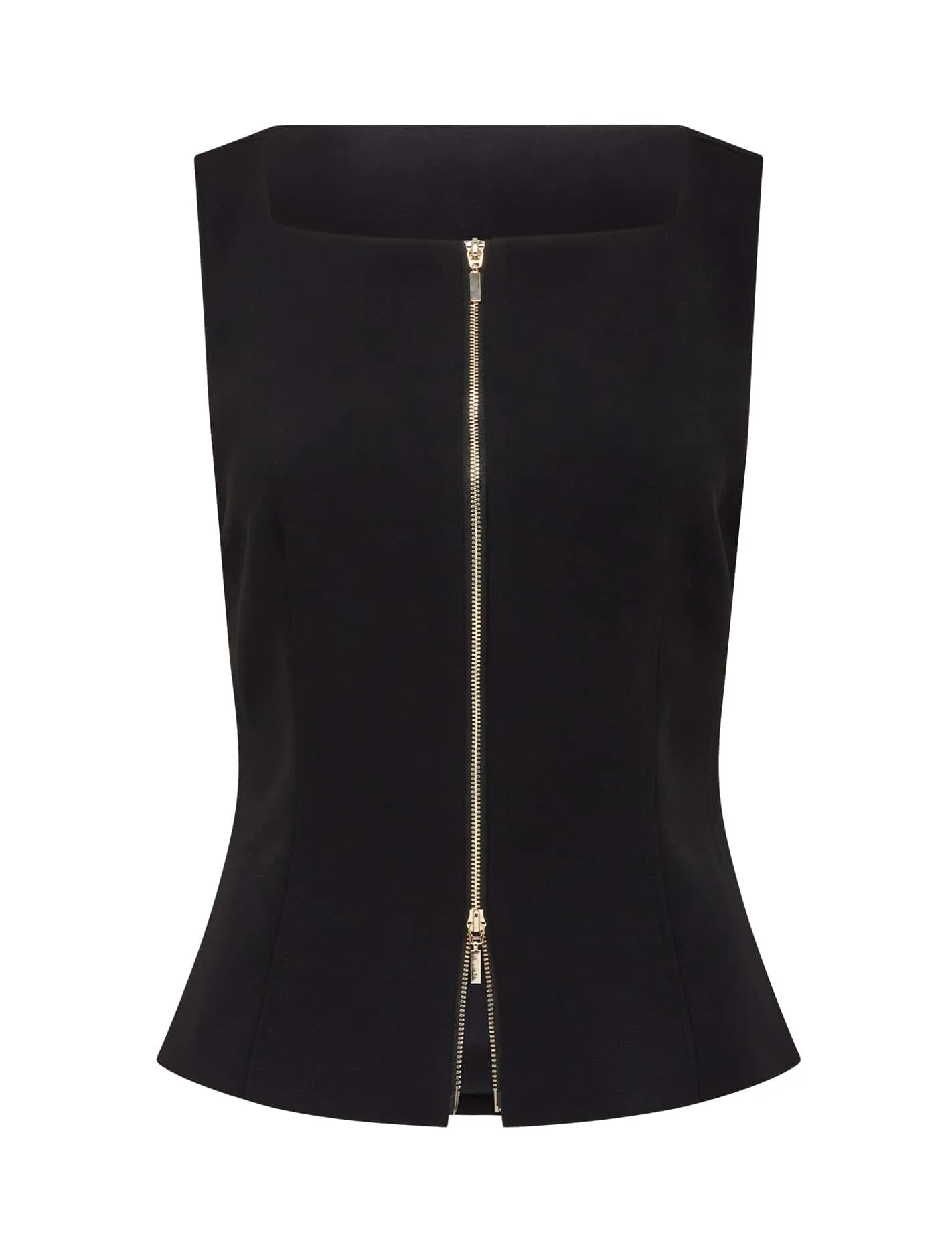Joslyn Zip Front Bodice Top