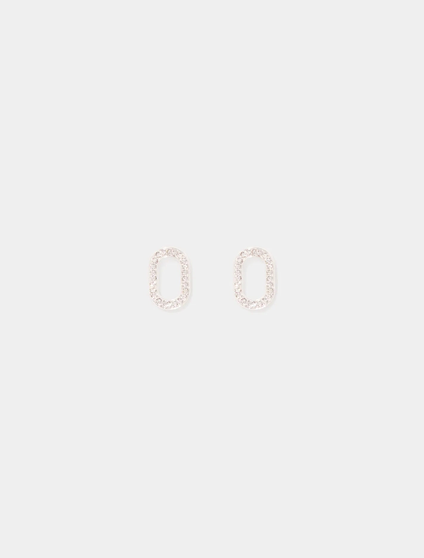 Juno Oval Glass Stone Earrings