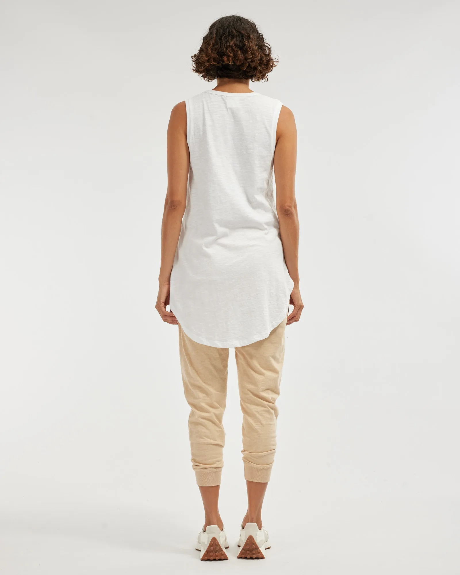 Kieran Cropped Jogger - Hummus