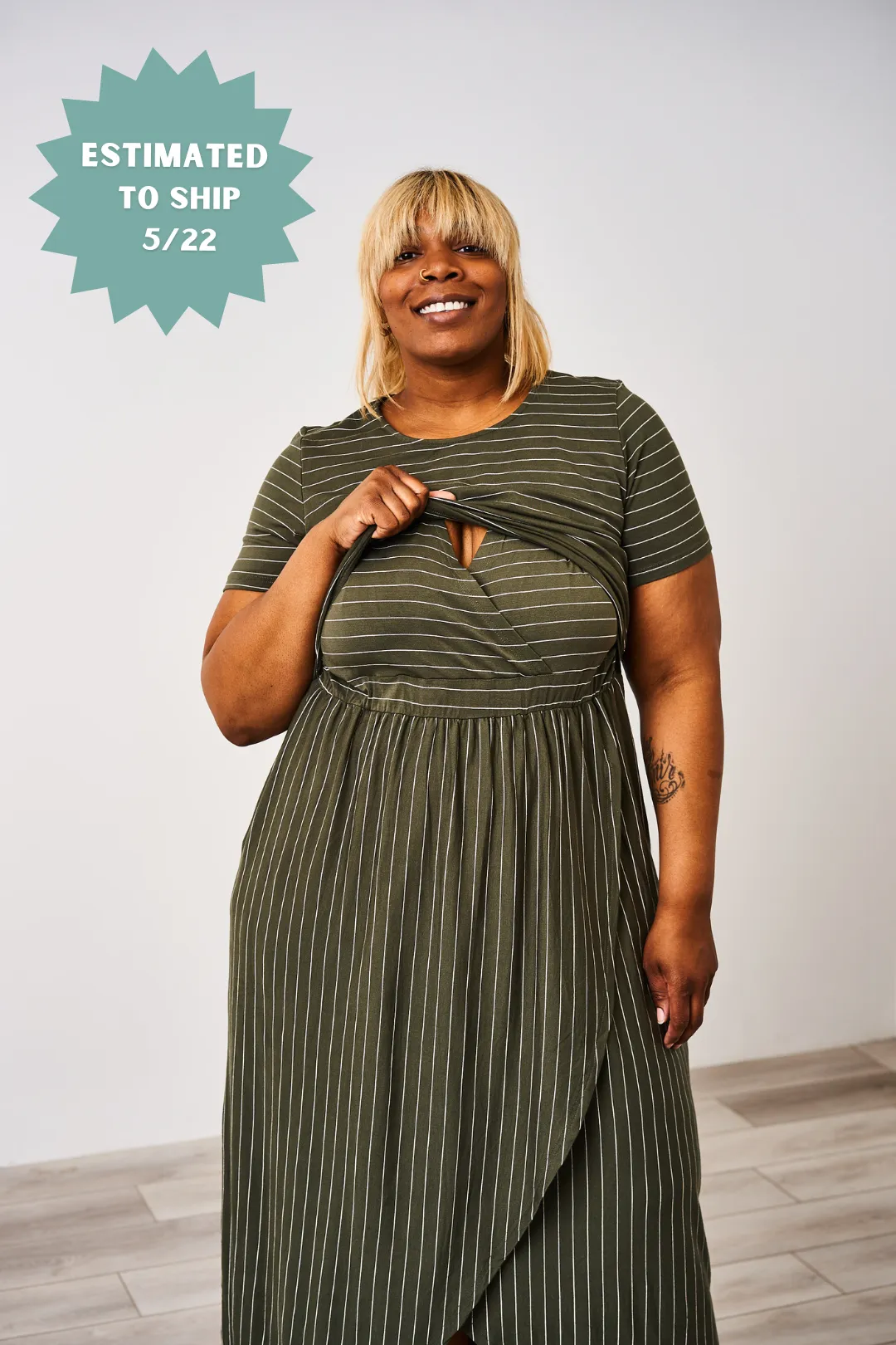Latched Mama Petal Maxi Nursing Dress