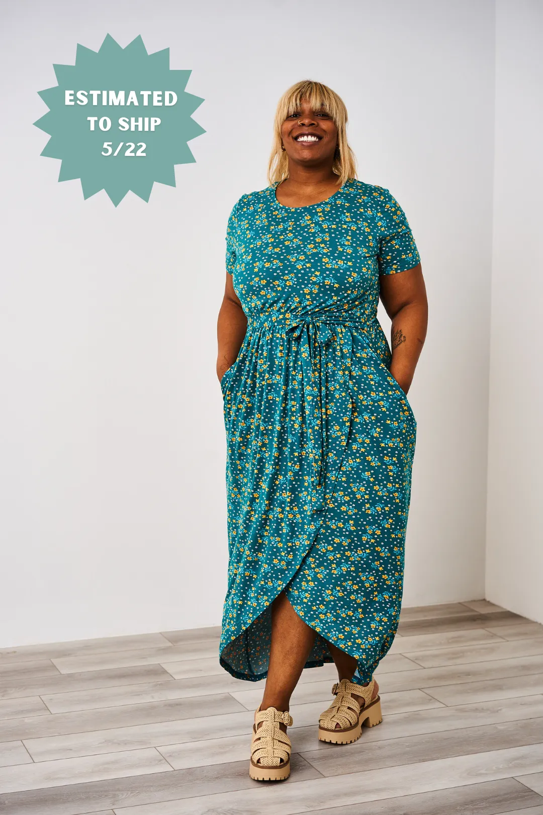 Latched Mama Petal Maxi Nursing Dress