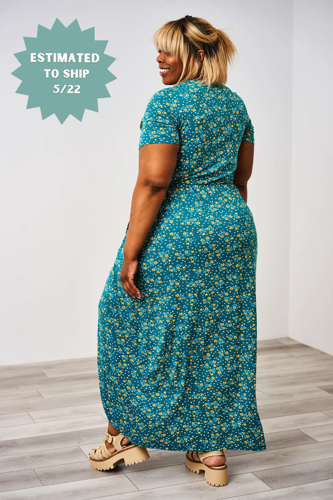Latched Mama Petal Maxi Nursing Dress