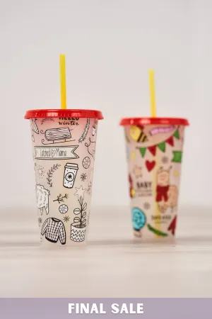 Latched Mama Winter Color Changing Cup - Final Sale