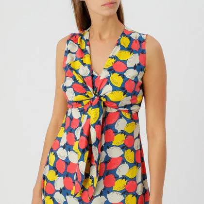 Lemonade Maxi Dress Navy Multi
