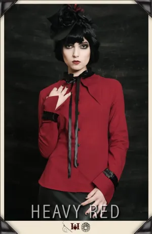 Lizzy's Madness Pleated Collar Court Shirt