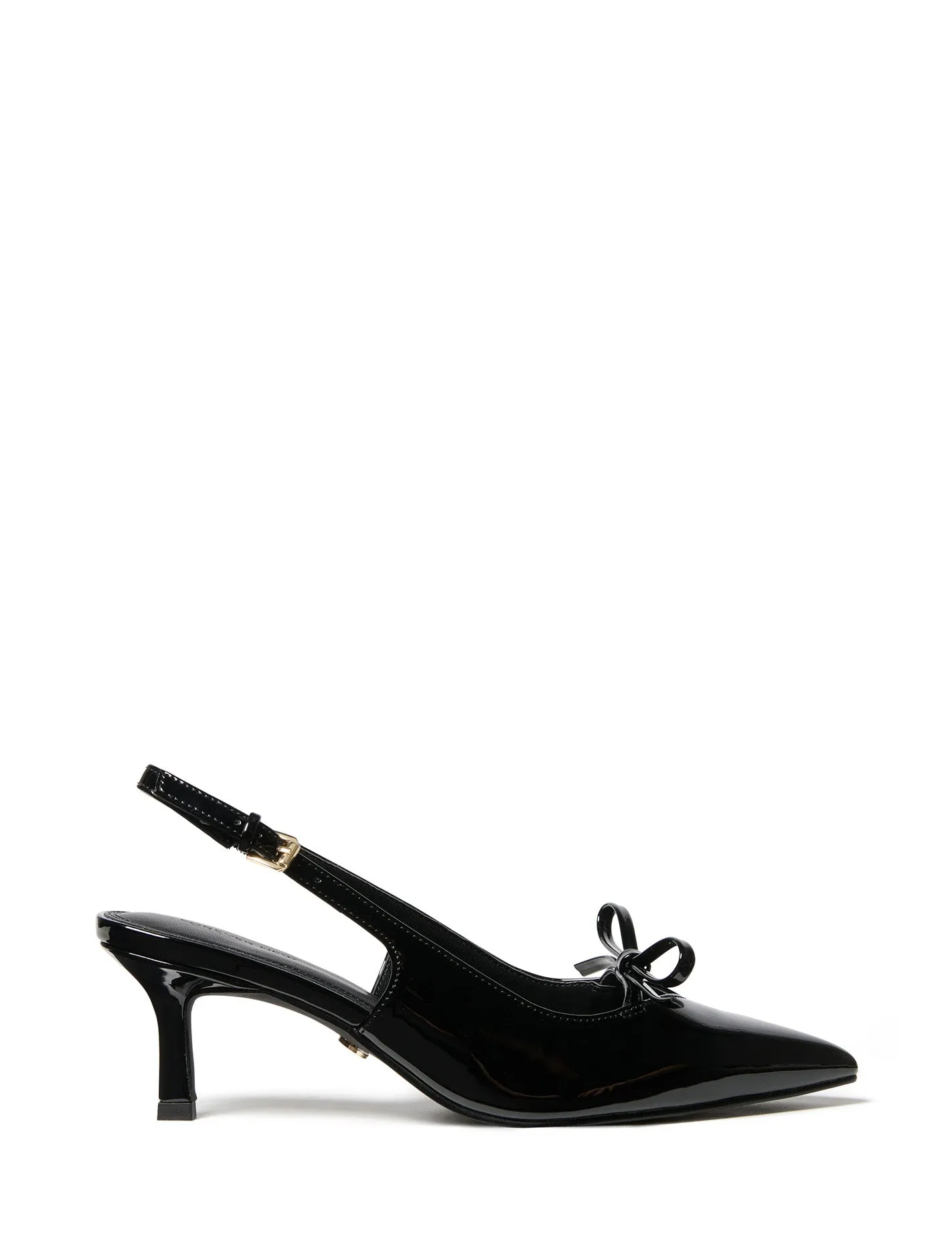 Margo Bow Trim Slingback Heel