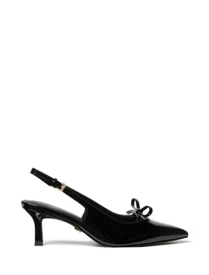 Margo Bow Trim Slingback Heel