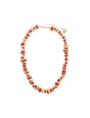 Maven Metal & Stone Necklace