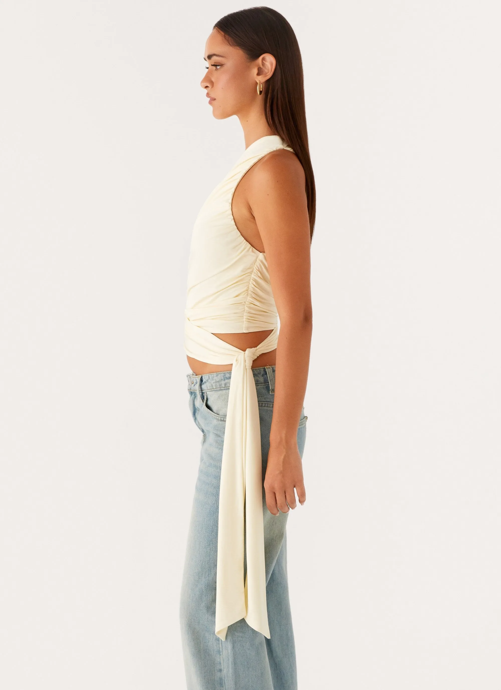 Merryn Top - Pale Yellow