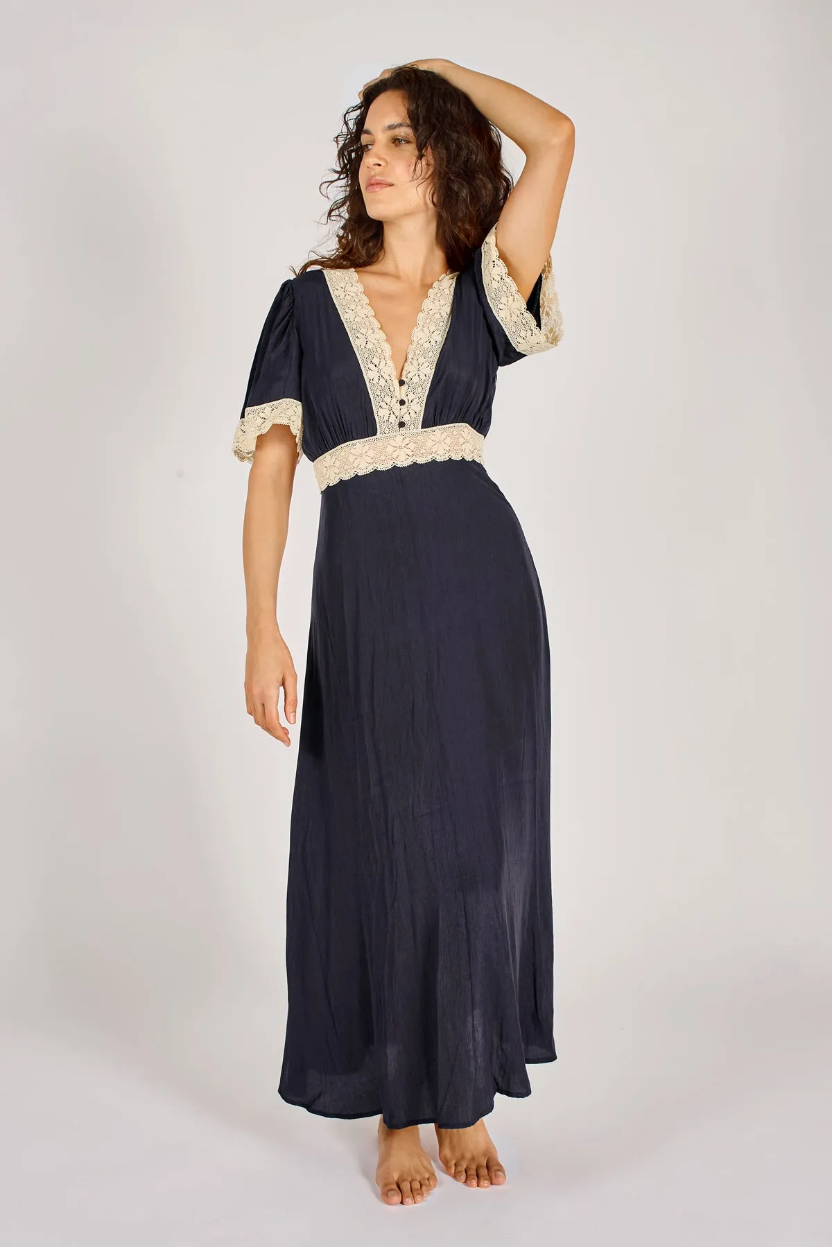 Midnight Lace Felicity Dress