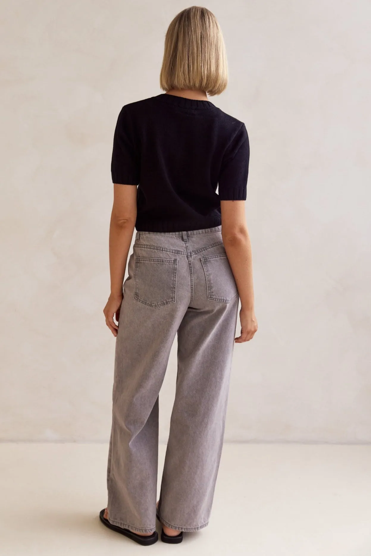 Noah Boyfriend Jean (Grey)