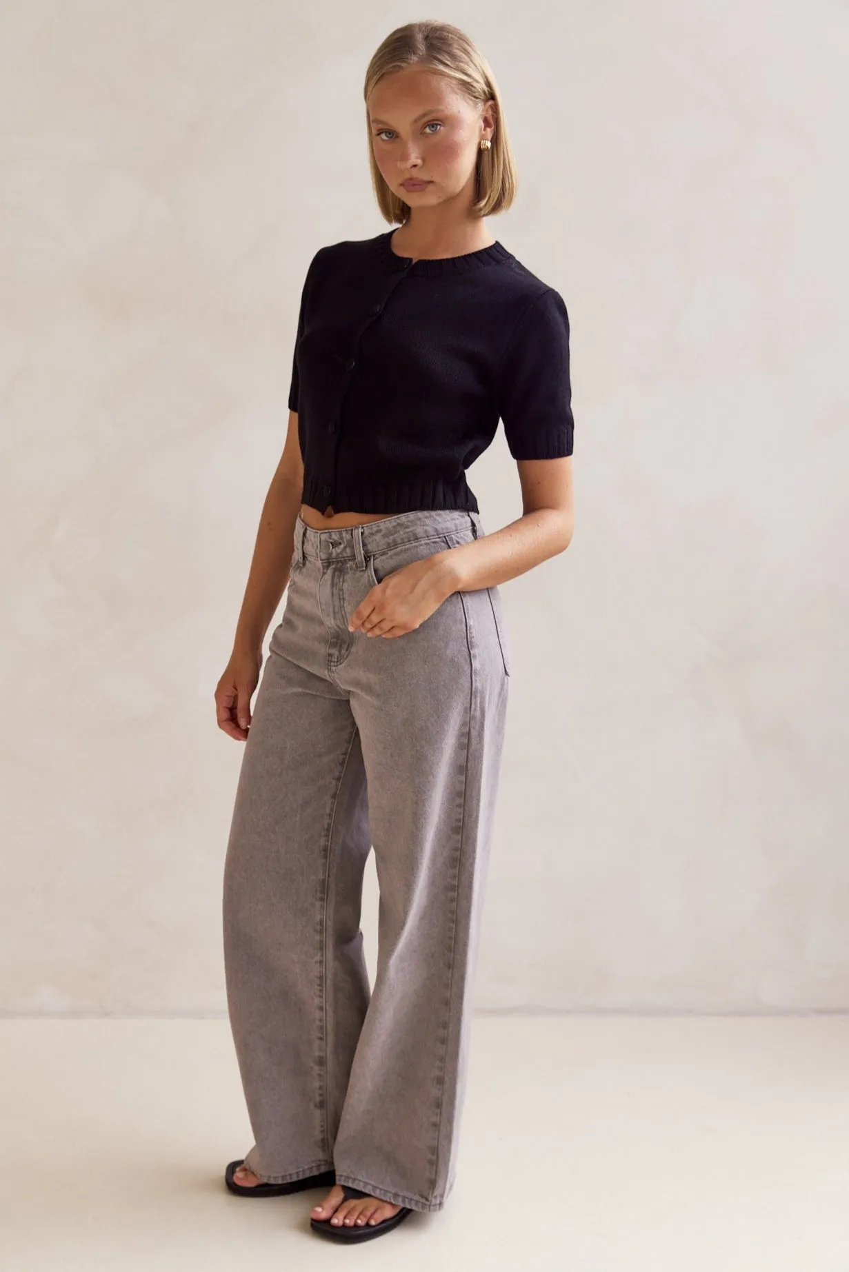 Noah Boyfriend Jean (Grey)