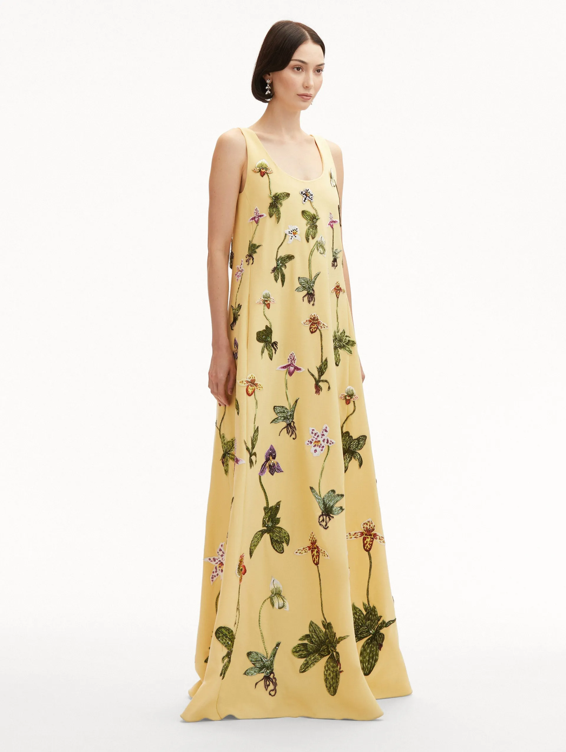 Orchid Threadwork Gown