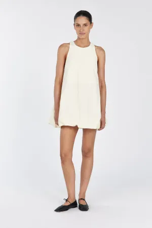 RENEE BUTTER HIGH NECK MINI DRESS