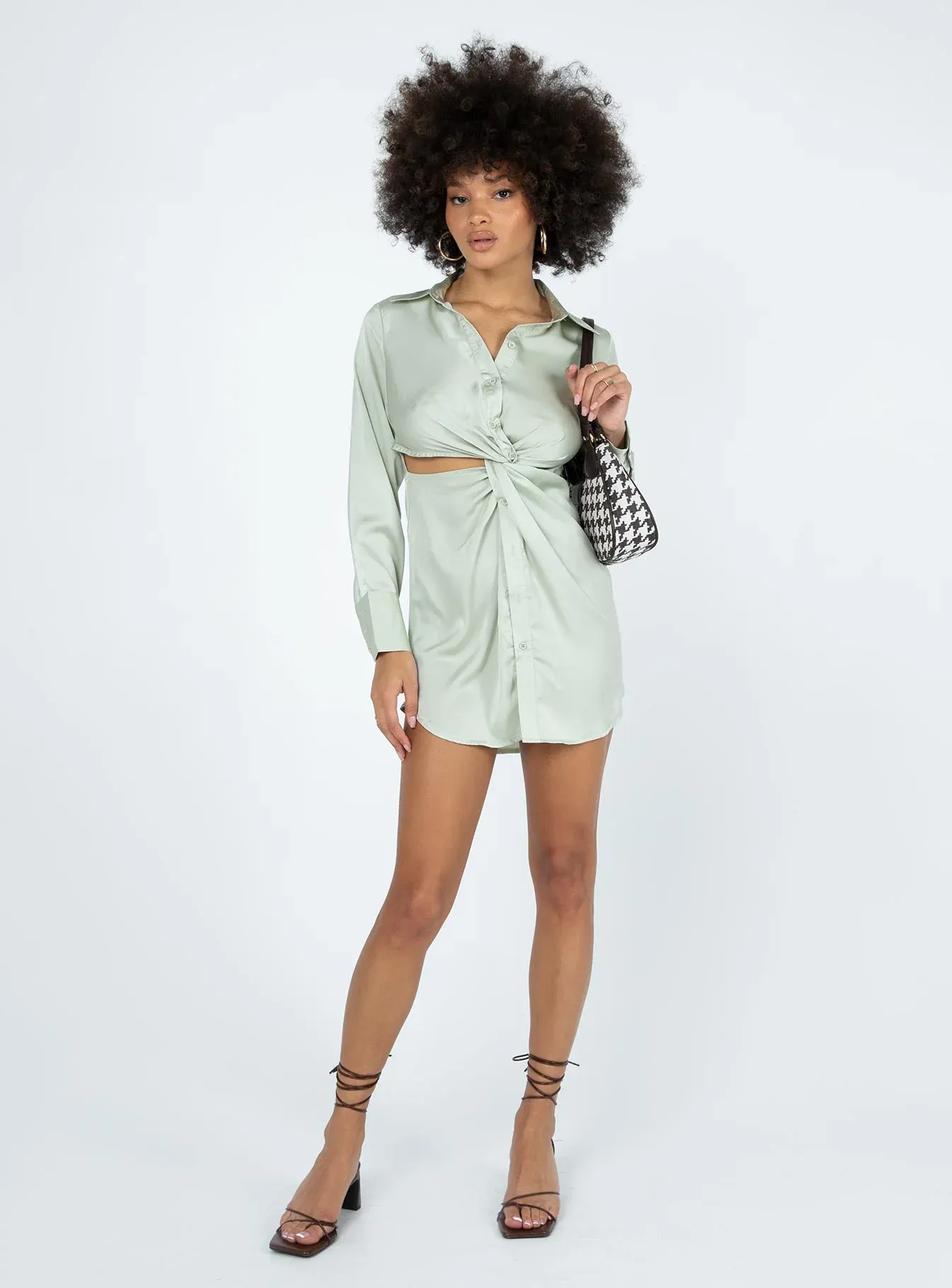 Sari Mini Dress Green